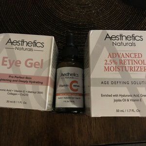 COPY - Lot of 3 Aesthetics Naturals Products